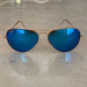 Rayban mirrored sunglasses